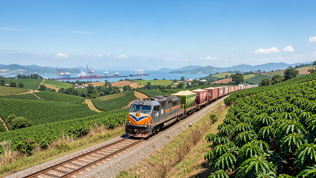 Ferrovia do Café: projeto avança no TCU para conectar Sul de Minas aos portos do RJ