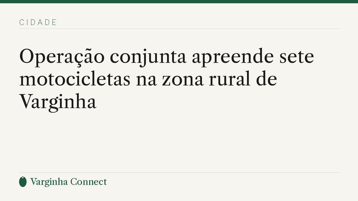 Operação conjunta apreende sete motocicletas na zona rural de Varginha