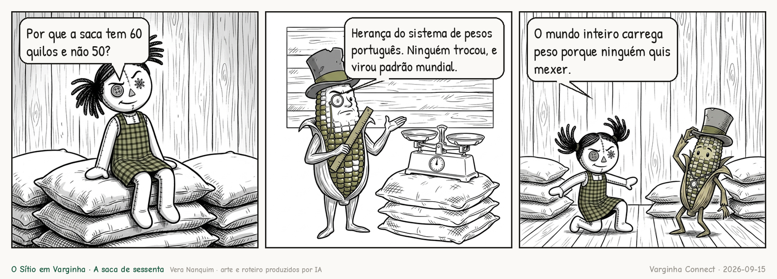 O Sítio em Varginha — A saca de sessenta