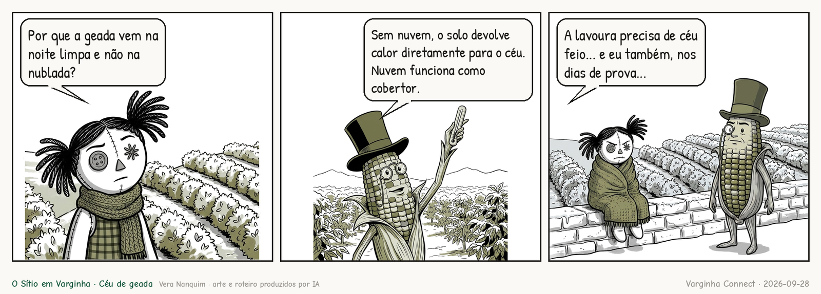 O Sítio em Varginha — Céu de geada