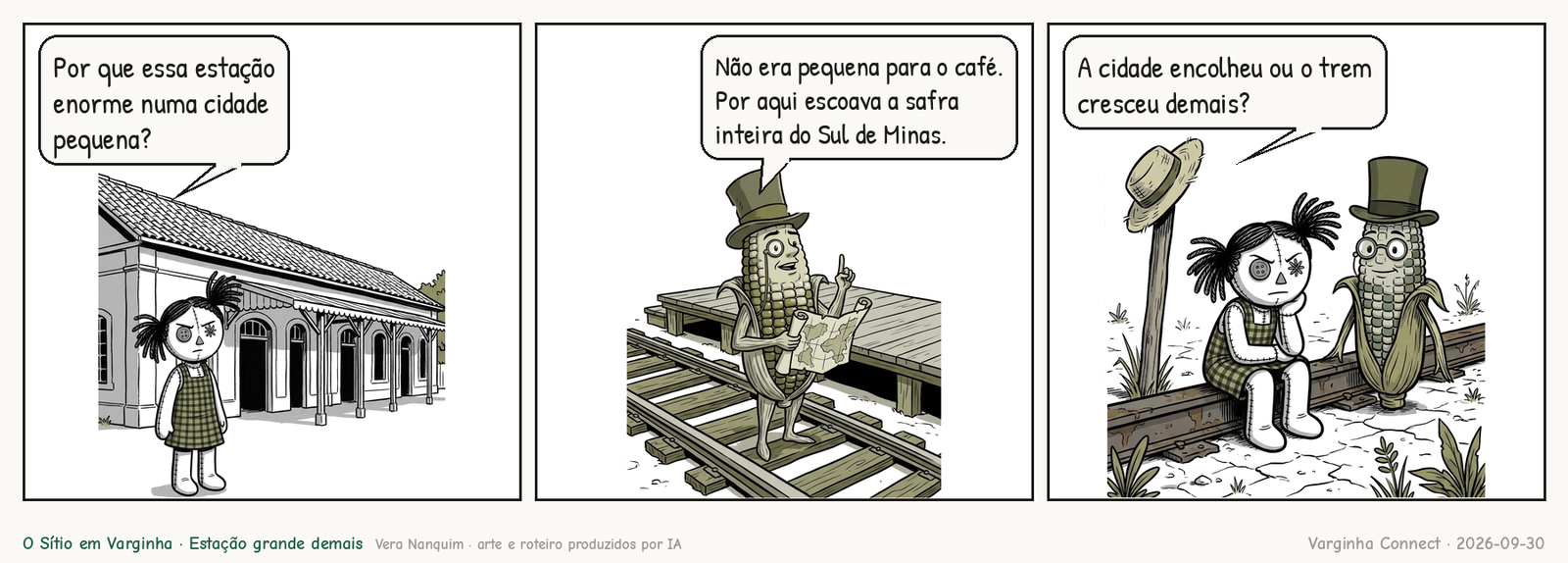 O Sítio em Varginha — Estação grande demais