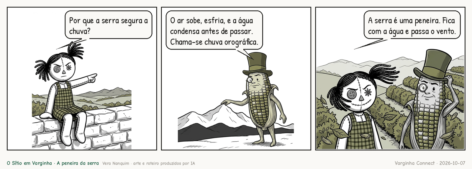 O Sítio em Varginha — A peneira da serra